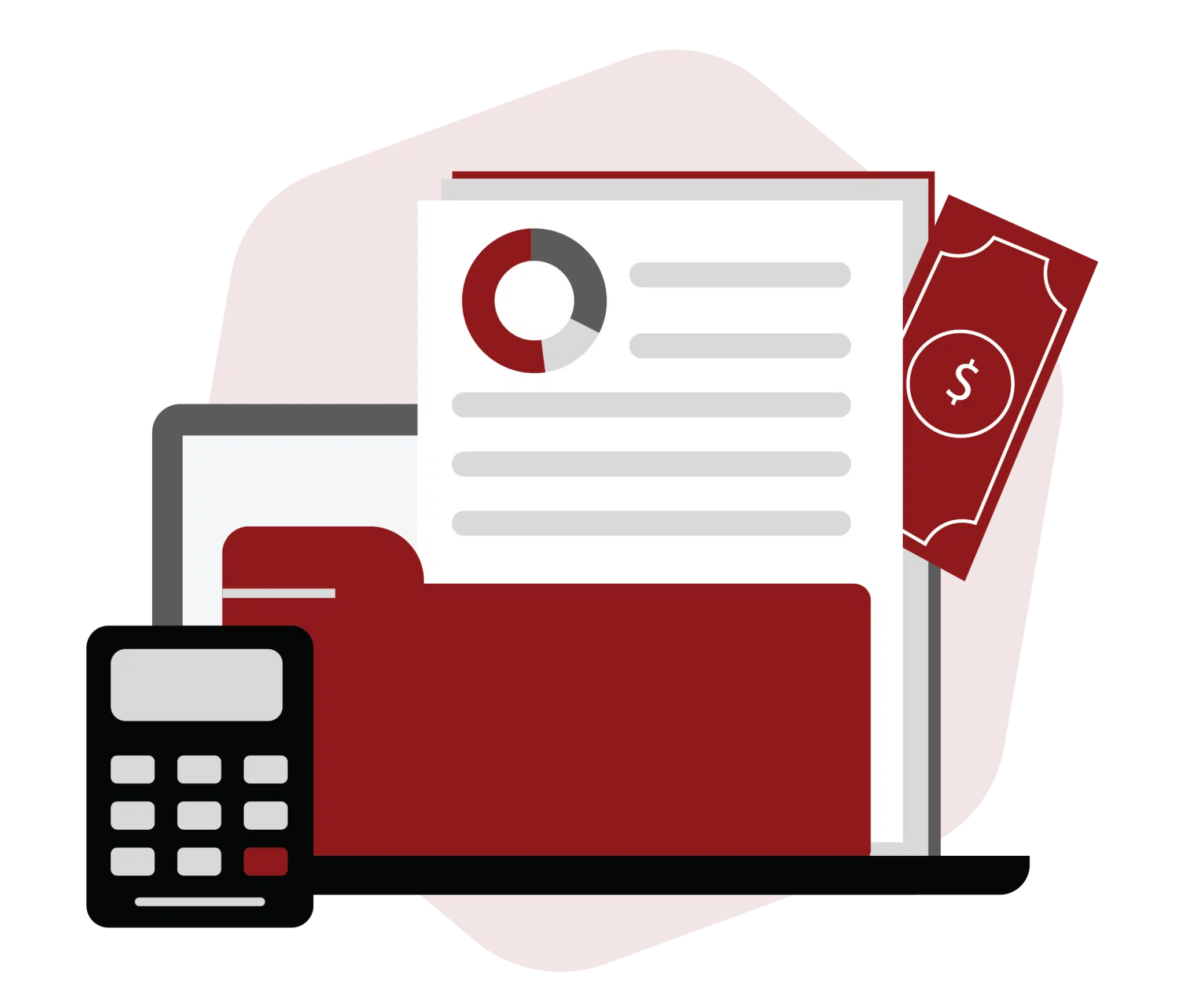 Vertex Home Page Illustration General Ledger