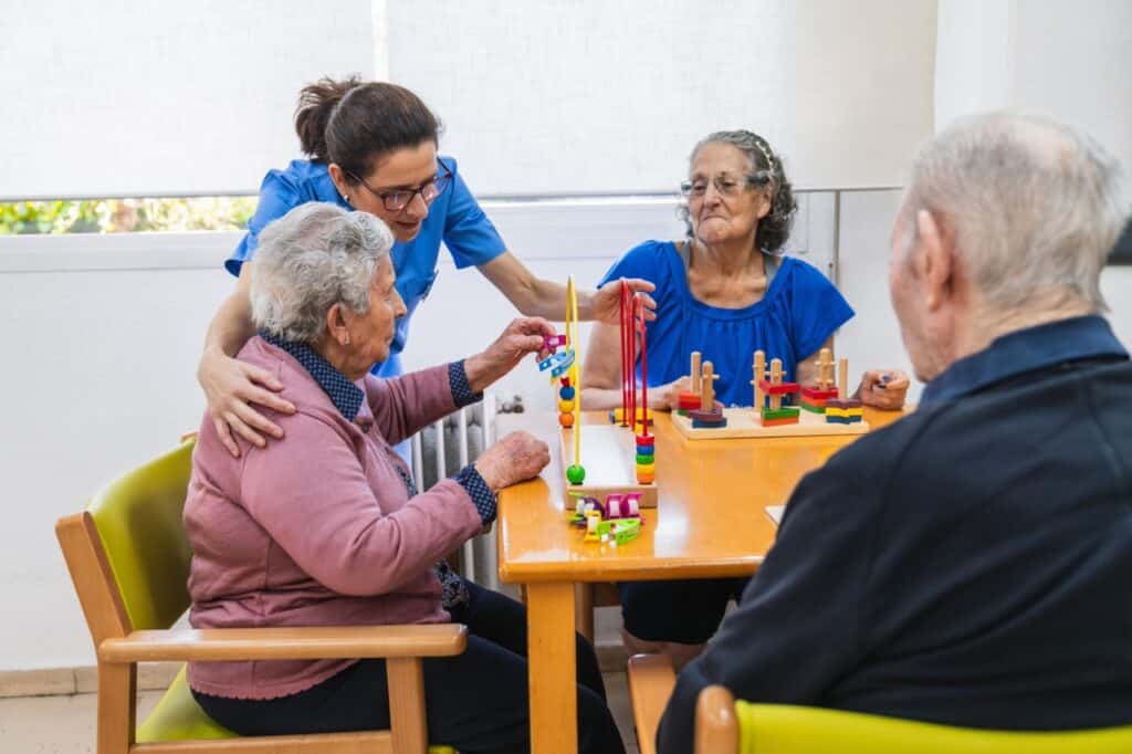 A rehabilitation facility case manager reviewing billing across multiple payers