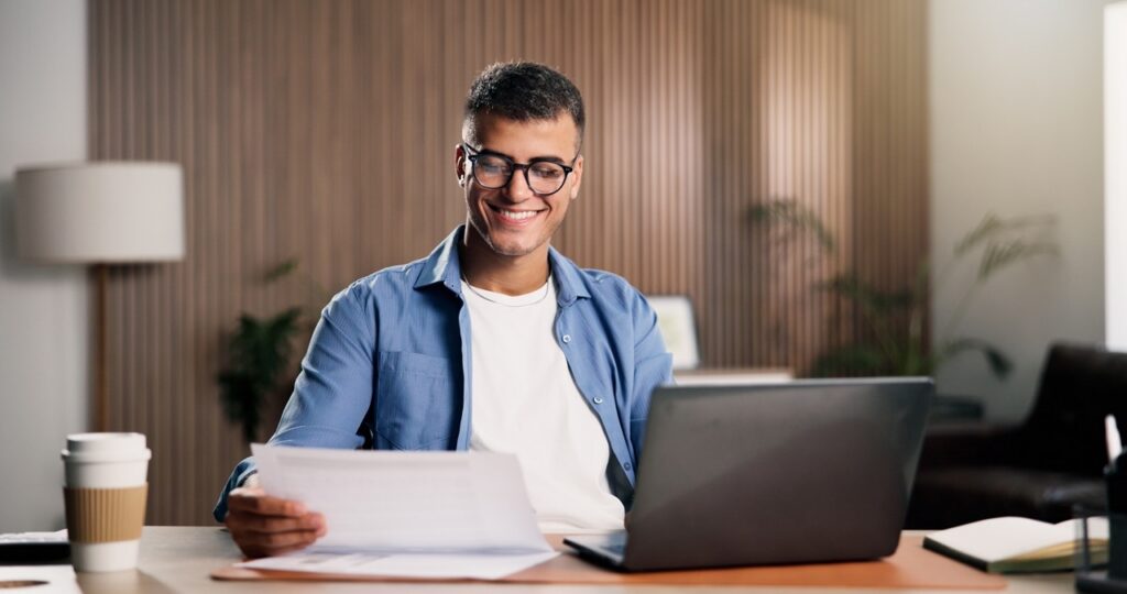 IDD case manager spending more time with a client thanks to reduced administrative software burden